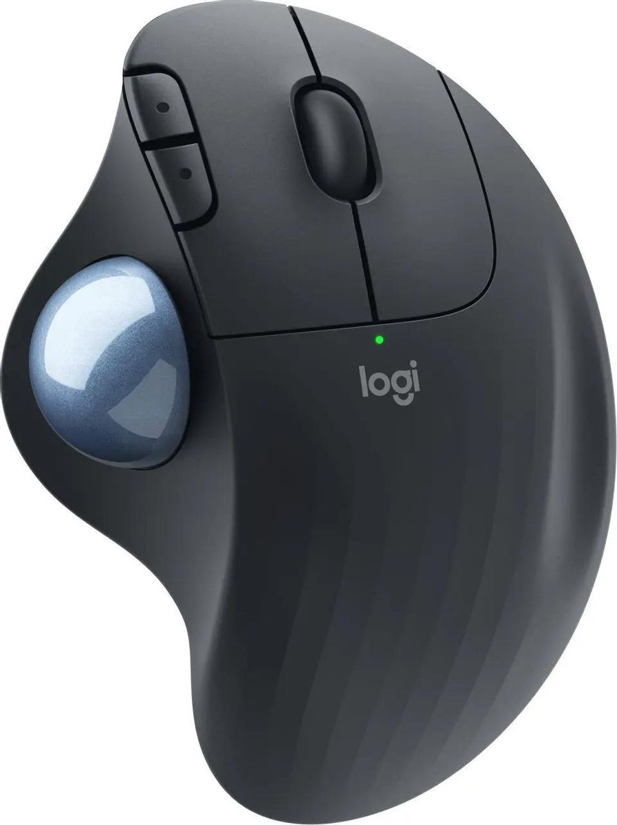 Трекбол беспроводная Logitech Ergo M575, Bluetooth/Радио, оптическая, USB, 2000dpi, графитовый [910-005873]